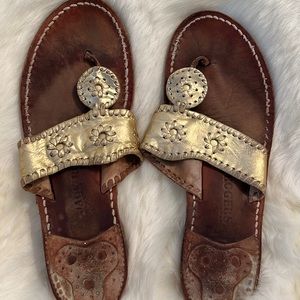 Jack rogers gold size 9